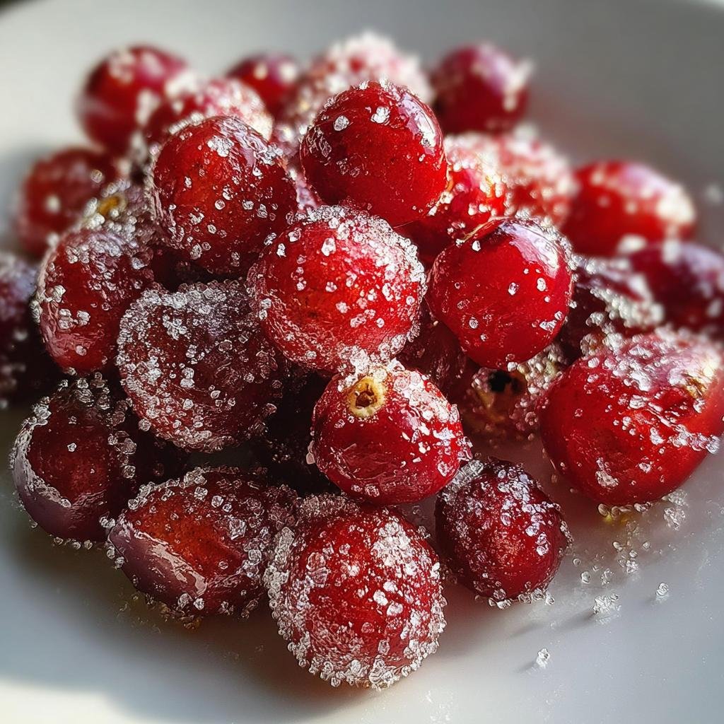 Candied cranberries - detail 1