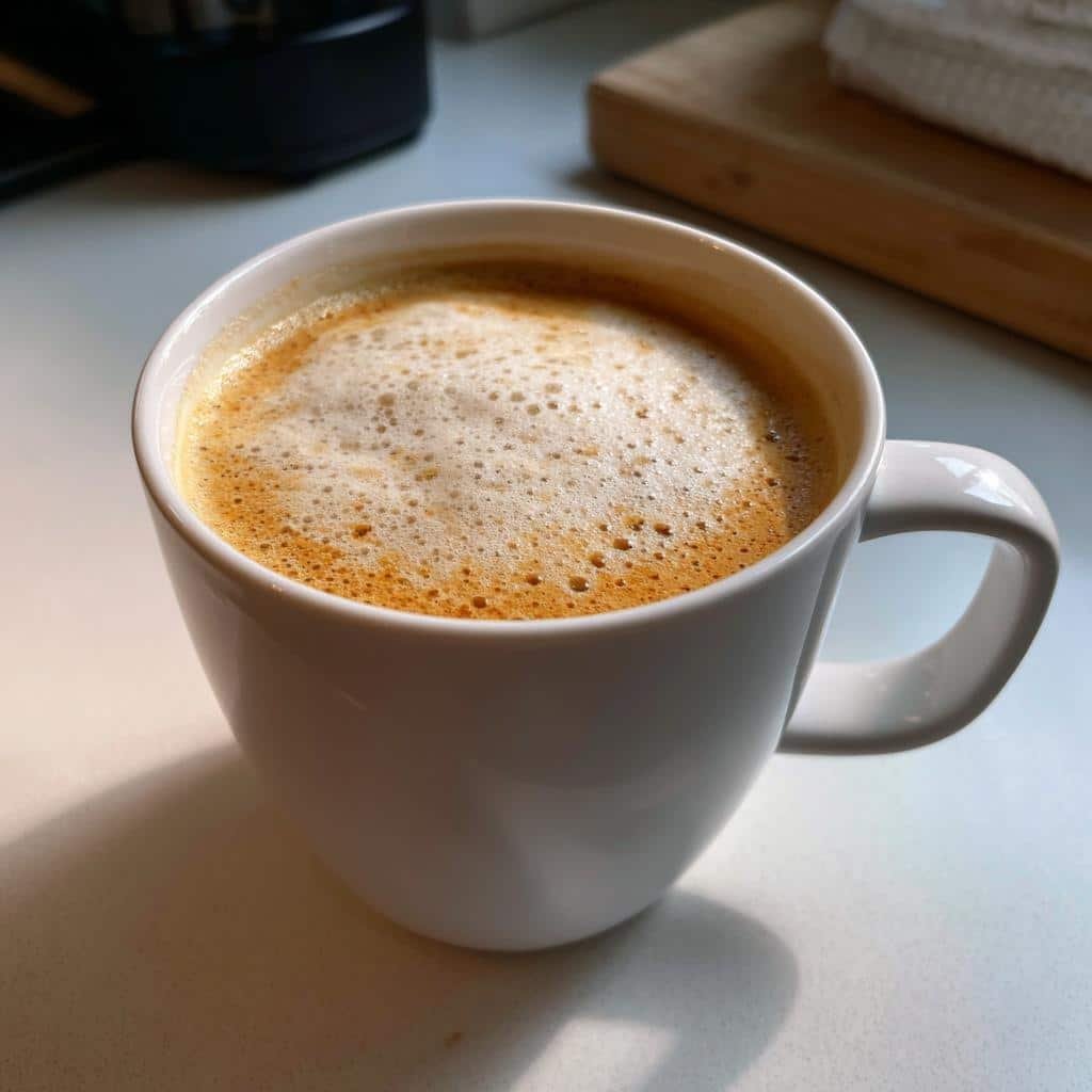 Cracking latte - detail 1