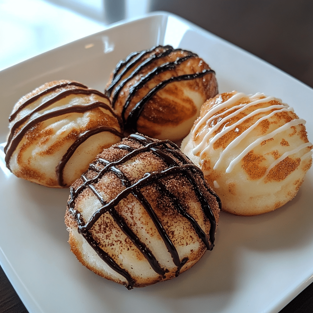 Cloud Bread Bites – Fluffy, golden bite-sized bread pieces stacked on a plate, airy and perfect for keto snacking.