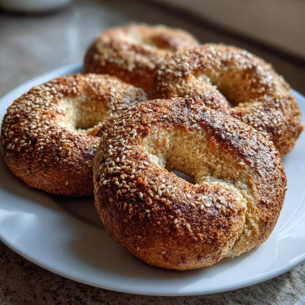 3-Ingredient Protein Bagels