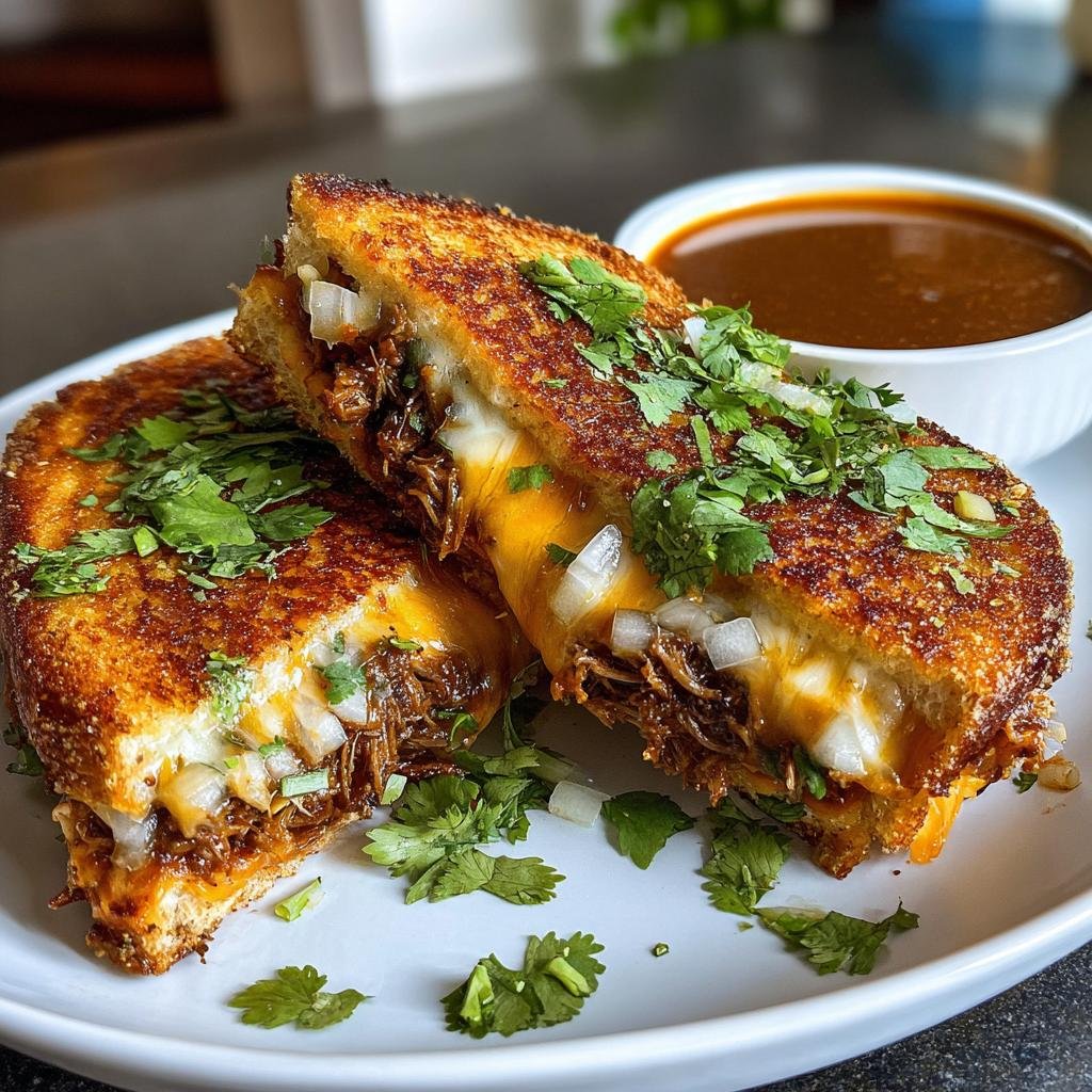 Air Fryer Birria Grilled Cheese - detail 1