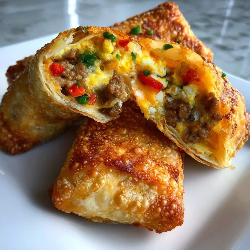 Air Fryer Breakfast Egg Rolls - detail 1