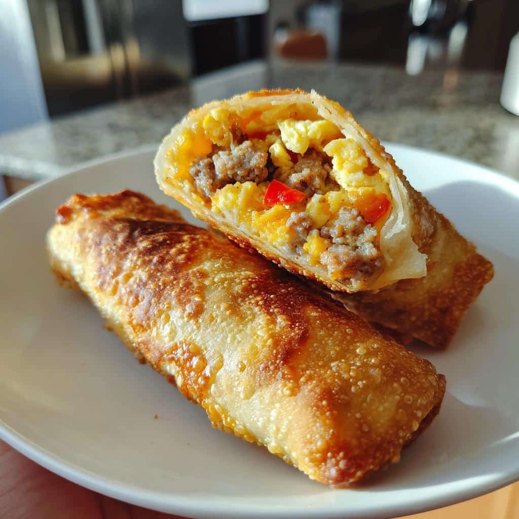 Air Fryer Breakfast Egg Rolls