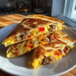 Air Fryer Breakfast Quesadilla