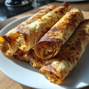 Crispy Air Fryer Chicken Taquitos Ready in 20 Minutes - olerecipes.com