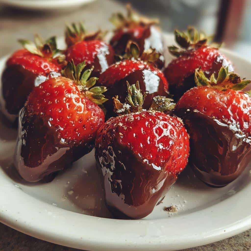 Air Fryer Chocolate Hazelnut Strawberries - detail 1