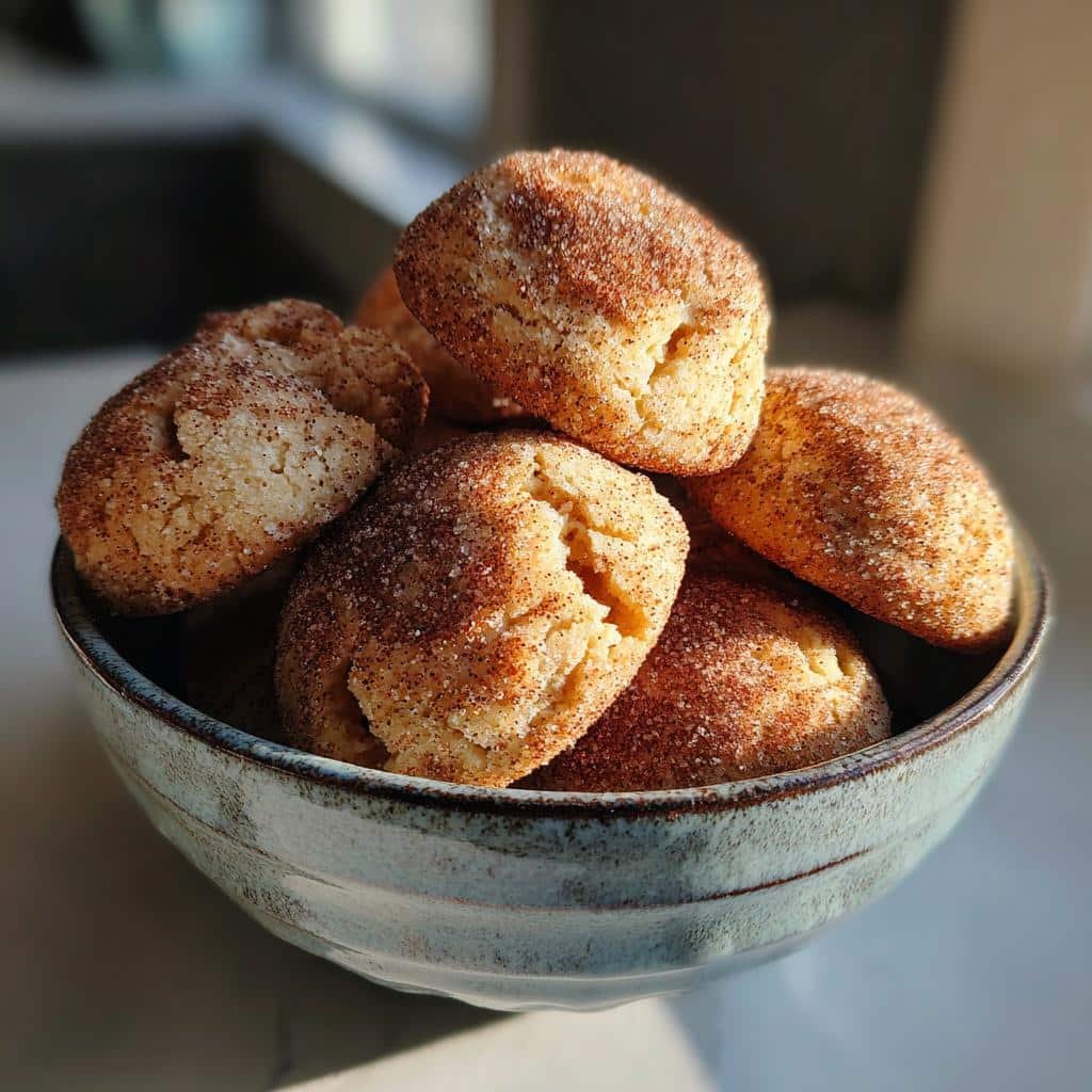 Air Fryer Cinnamon Sugar Chickpea Cookies - detail 1