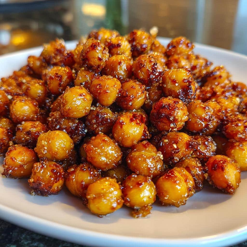 Air Fryer Cinnamon Sugar Chickpeas