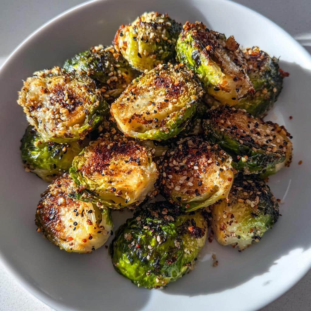 Air Fryer Everything Bagel Brussels Sprouts - detail 1