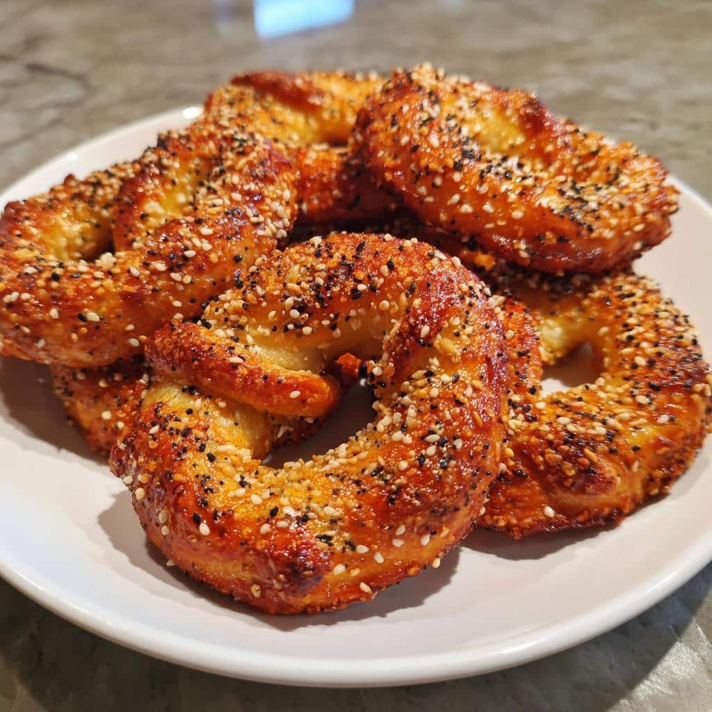 Air Fryer Everything Bagel Seasoning Pretzels - detail 1