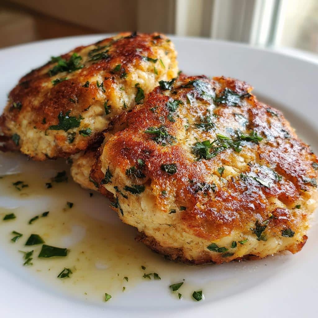 Air Fryer Lemon Herb Salmon Patties - detail 1