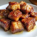 Air Fryer Pork Belly Bites