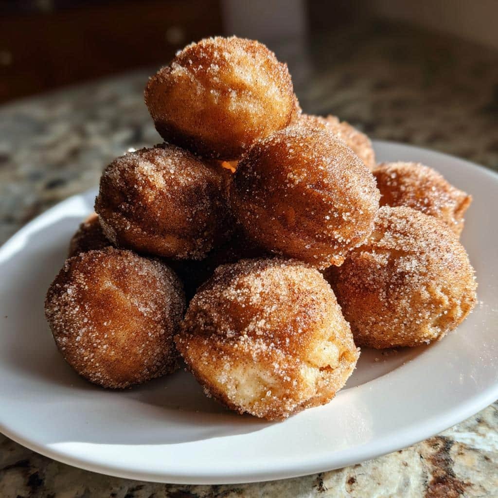 Air Fryer Pumpkin Spice Donut Holes - detail 1
