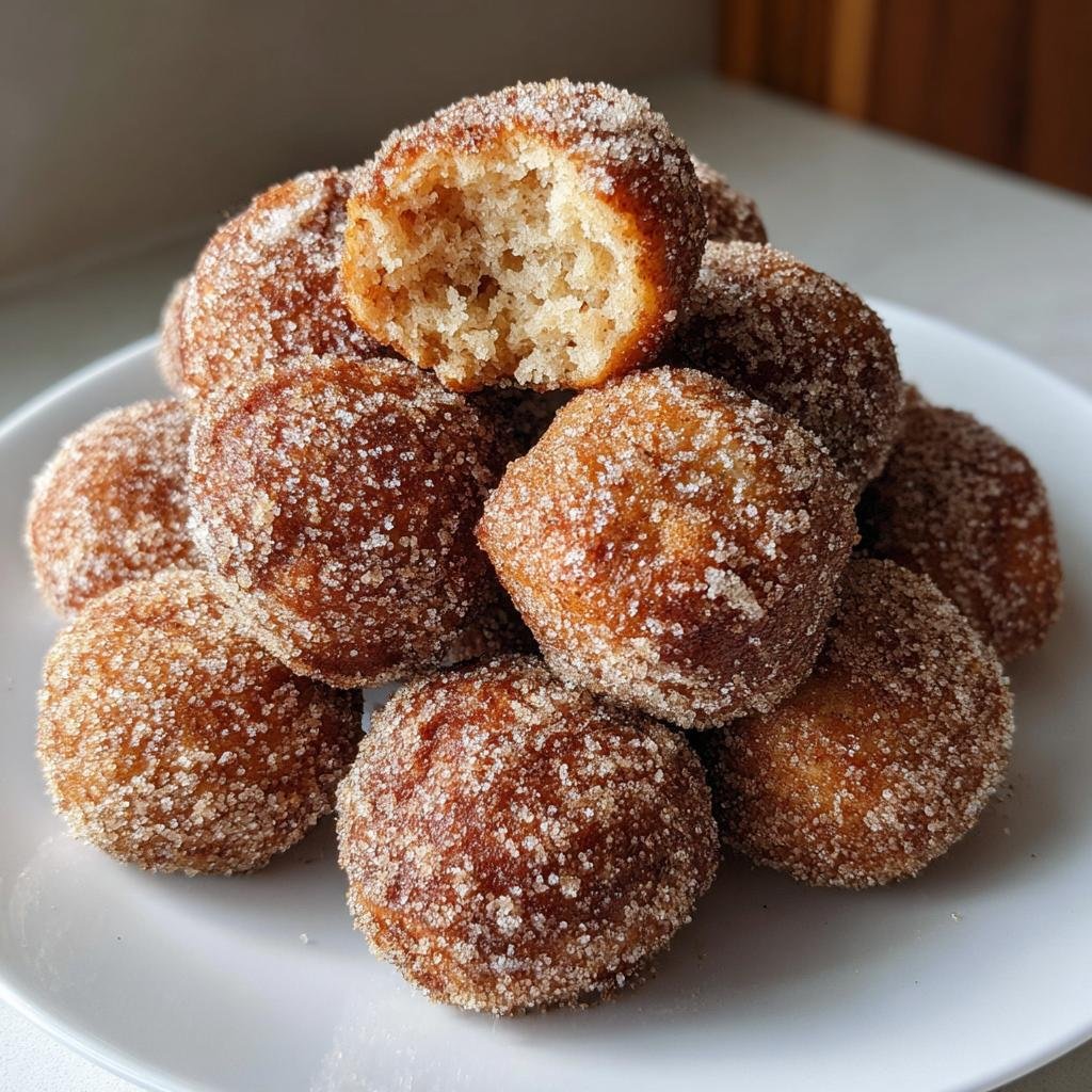 Air Fryer Pumpkin Spice Donut Holes