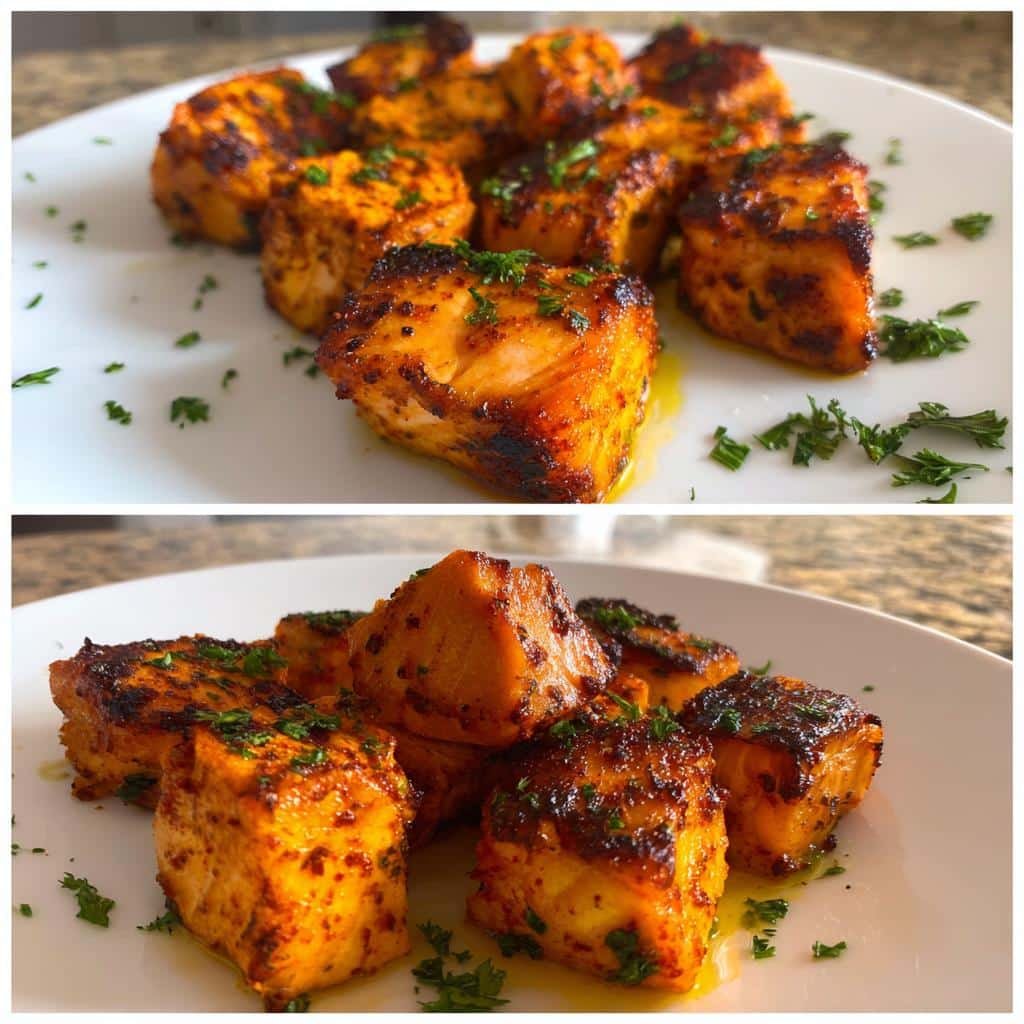 Air Fryer Salmon Bites - detail 1