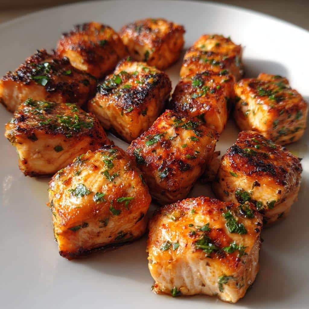 Air Fryer Salmon Bites