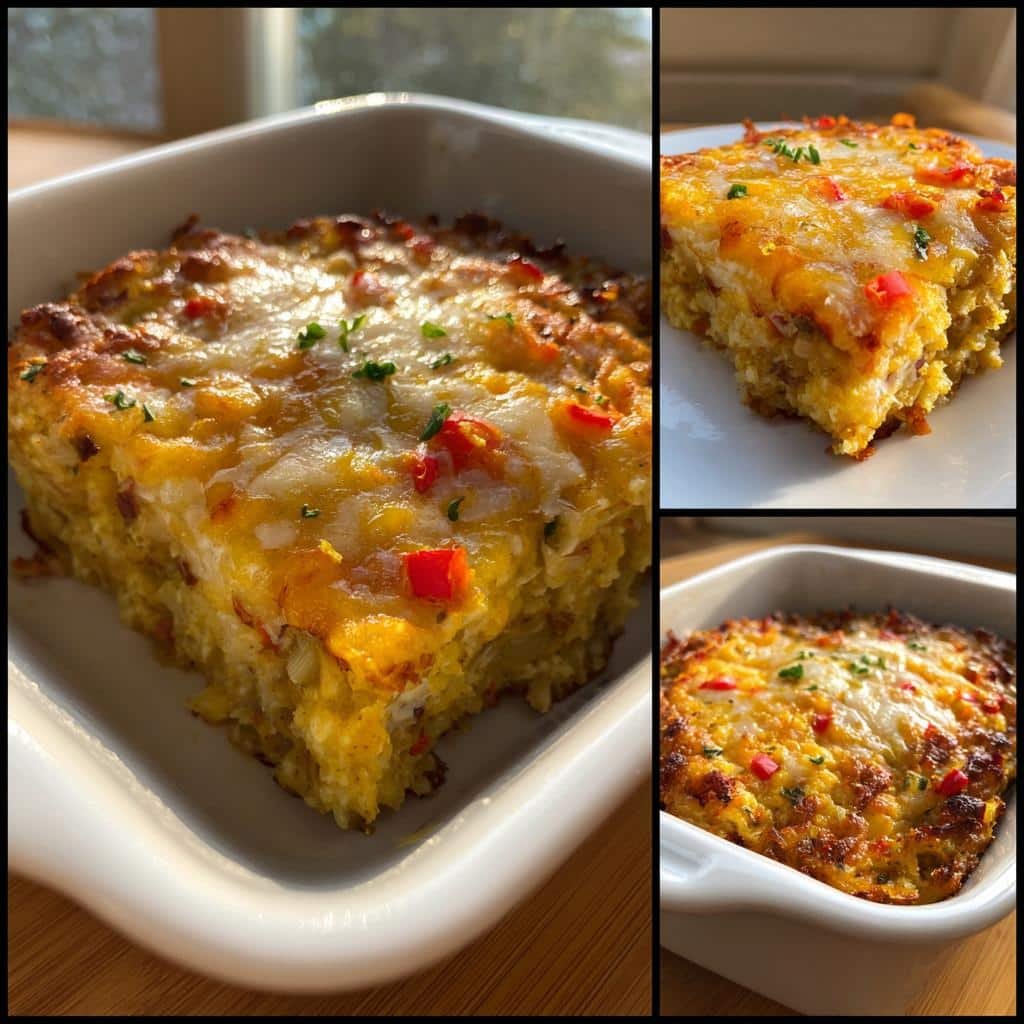 Air Fryer Savory Oatmeal Bake - detail 1