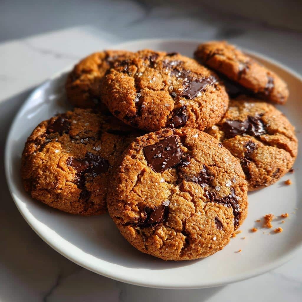 Air Fryer Tahini Chocolate Chip Cookies - detail 1