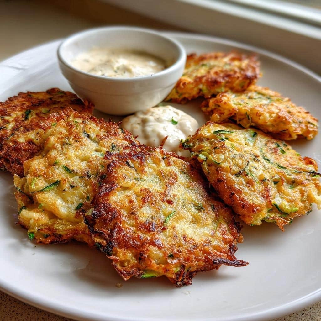 Air Fryer Zucchini Fritters