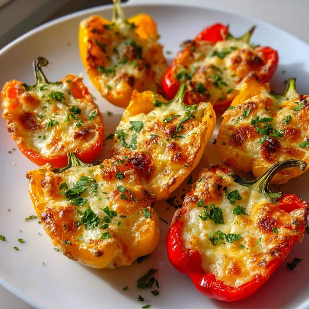 Air Fryer stuffed mini peppers - detail 1