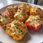 Air Fryer stuffed mini peppers