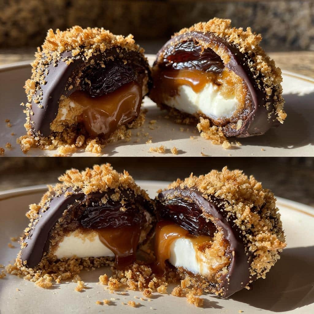 Air fryer date-stuffed s’mores