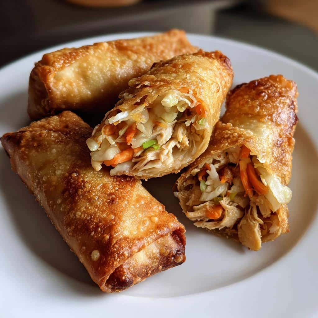 Air fryer egg rolls - detail 1