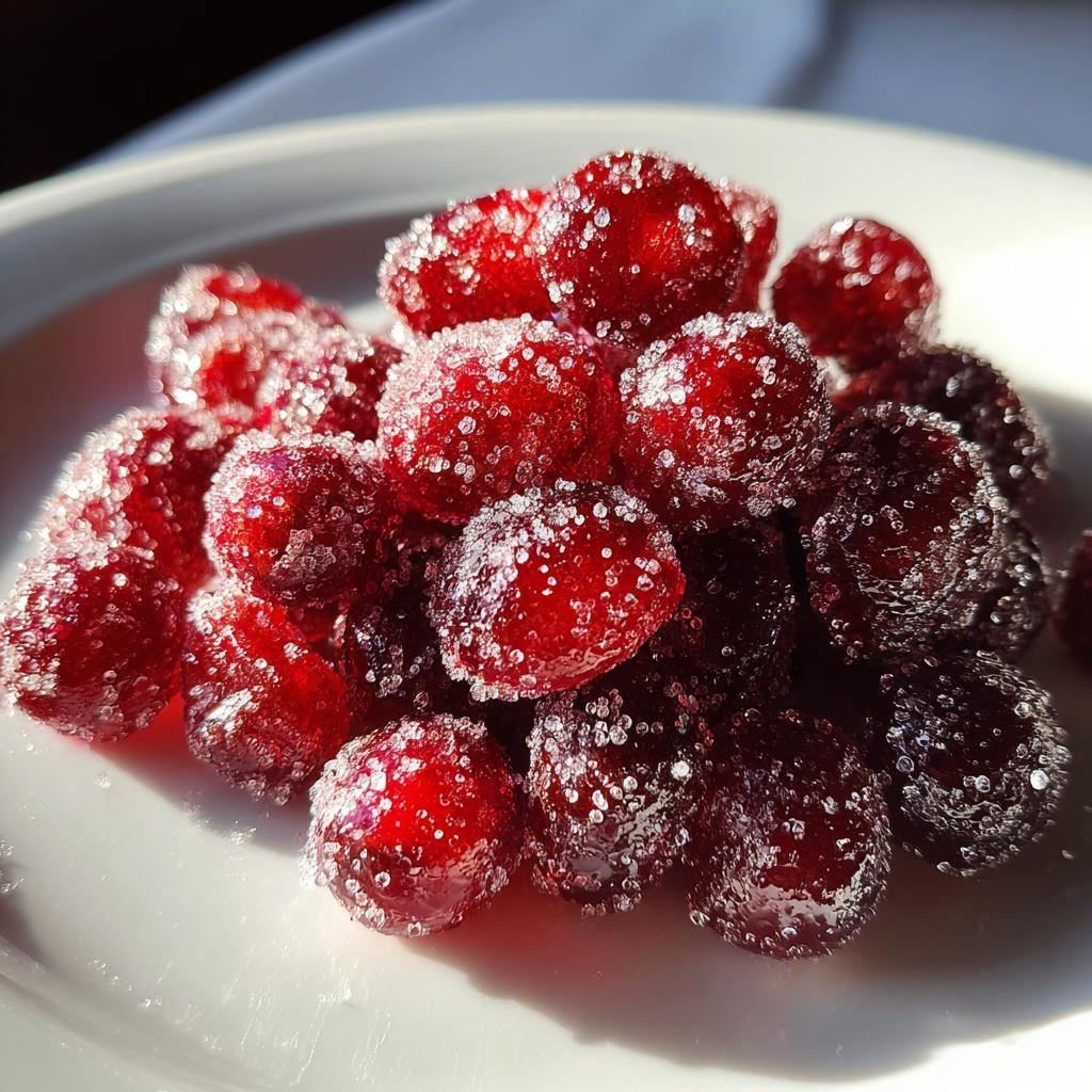 Candied cranberries