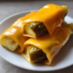 Cheese-wrapped pickles