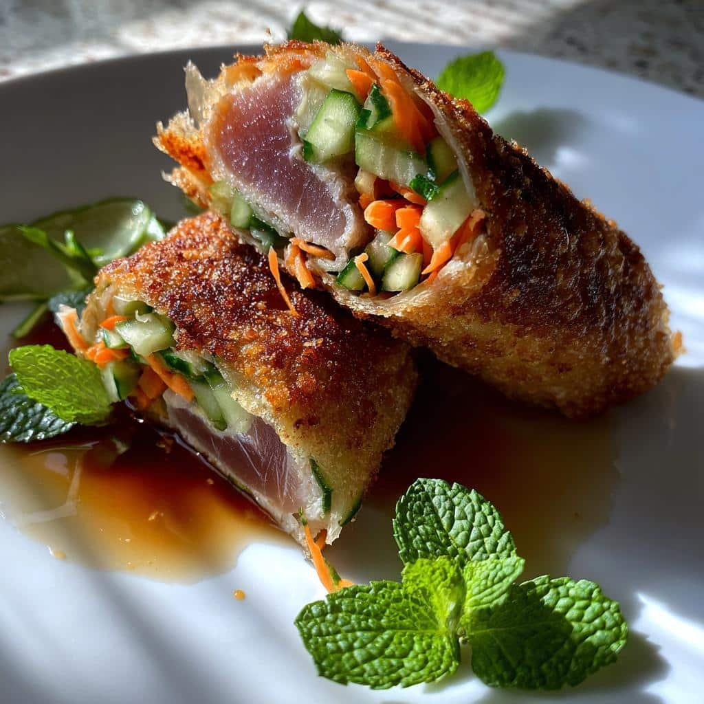 Crispy Rice Paper Tuna