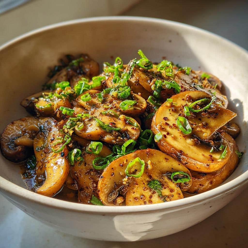 Miso Butter Mushrooms