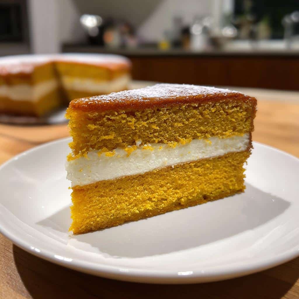 Pumpkin magic cake
