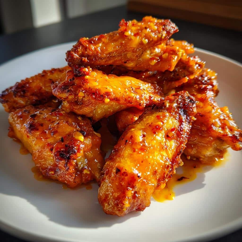 Spicy Mango Chicken Wings Air Fryer - detail 1