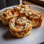 TikTok Salmon & Cream Cheese Pinwheels Air Fryer