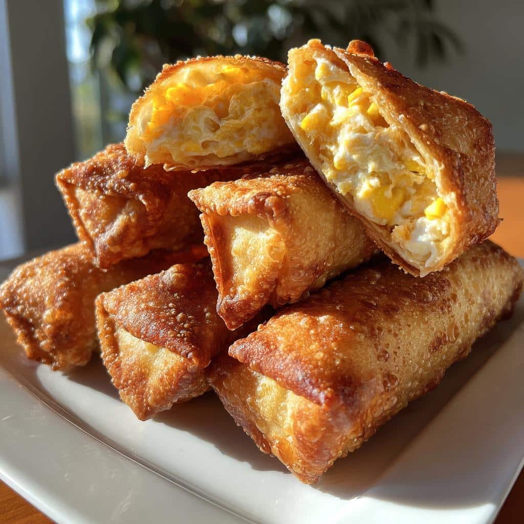 TikTok Street Corn Dip Egg Rolls Air Fryer - detail 1
