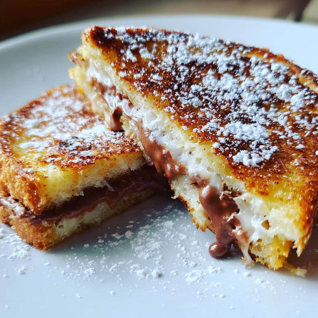 air fryer Nutella toast pies
