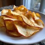 air fryer apple chips no sugar