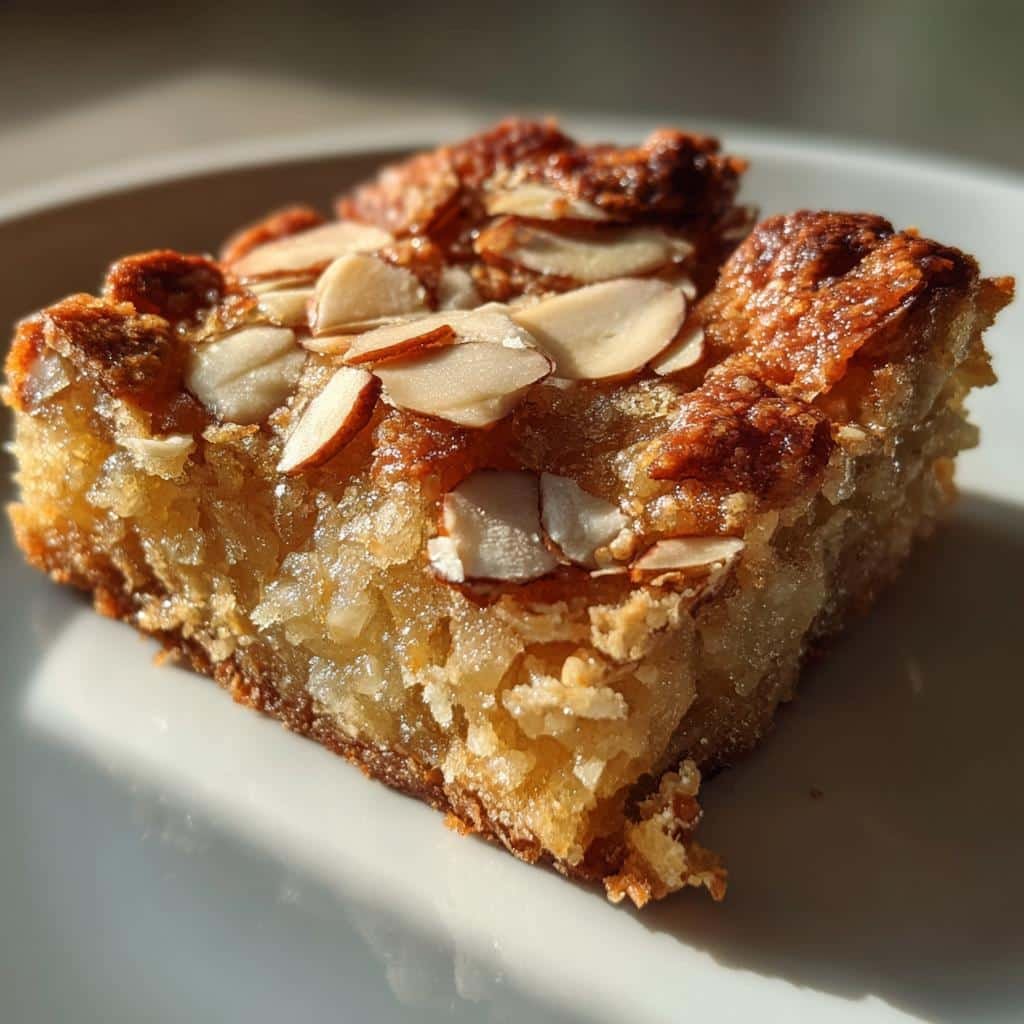 almond croissant cookie bars