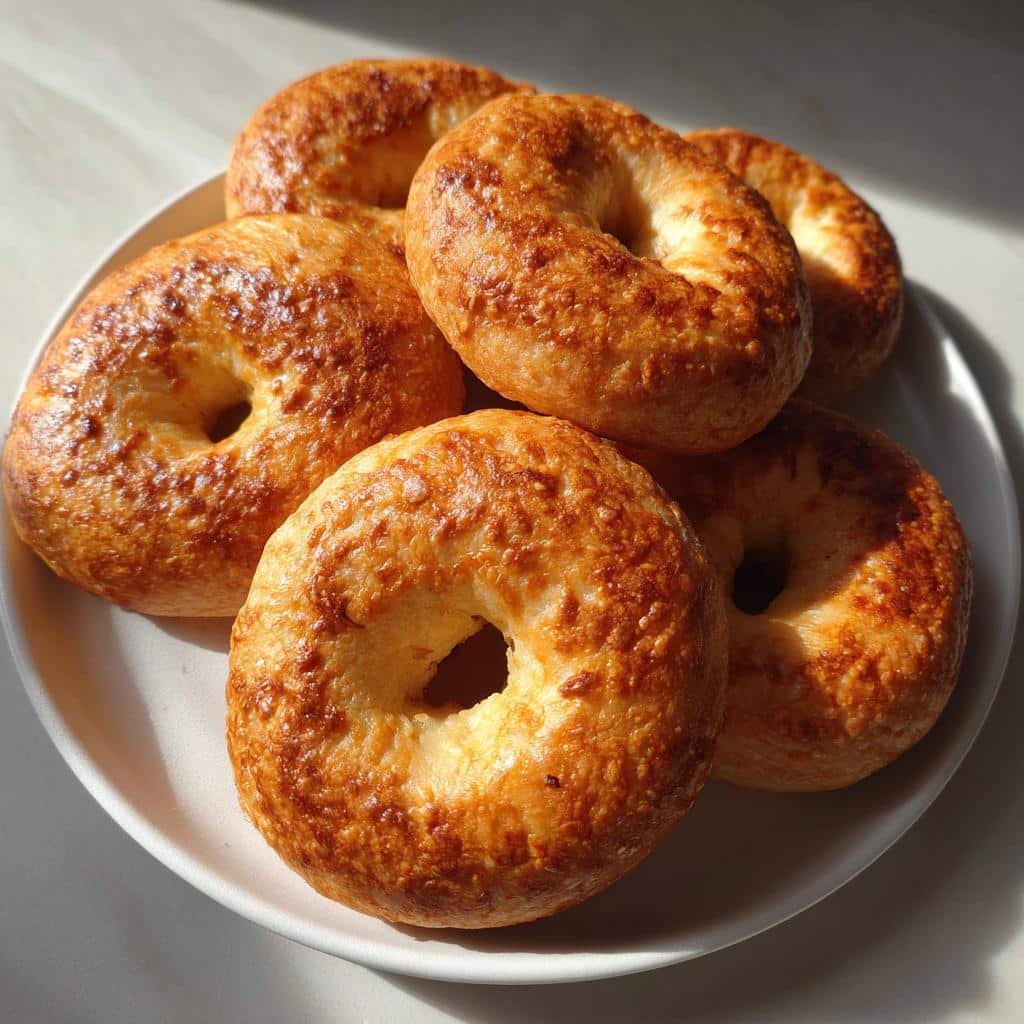 Air Fryer 2-Ingredient Bagels