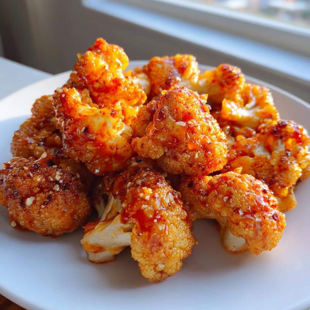 Air Fryer Buffalo Cauliflower Wings