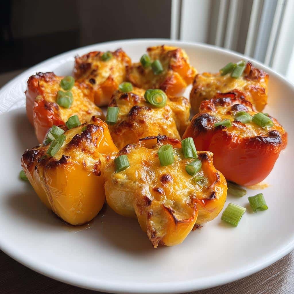 Air Fryer Buffalo Ranch Stuffed Mini Peppers - detail 1
