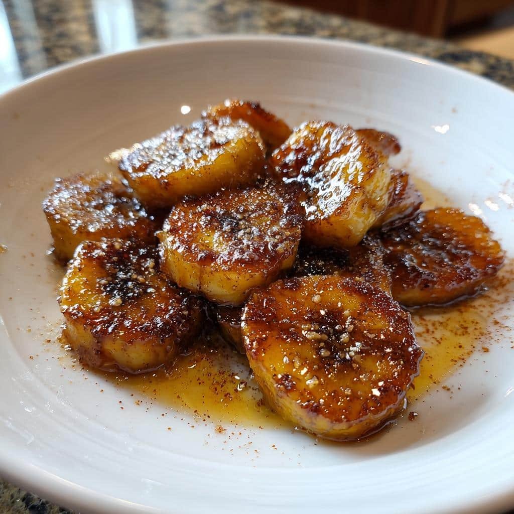 Air Fryer Caramelized Bananas - detail 1