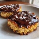 Air Fryer Chocolate & Sea Salt Rice Cakes