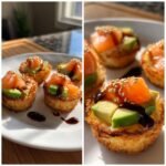 Air Fryer Crispy Rice Sushi Bites