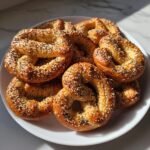Air Fryer Everything Bagel Seasoning Pretzels