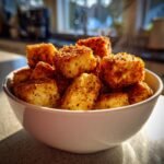 Air Fryer Lemon Pepper Tofu Bites