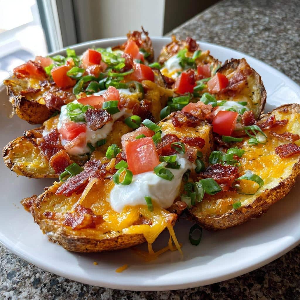 Air Fryer Potato Skin Nachos - detail 1
