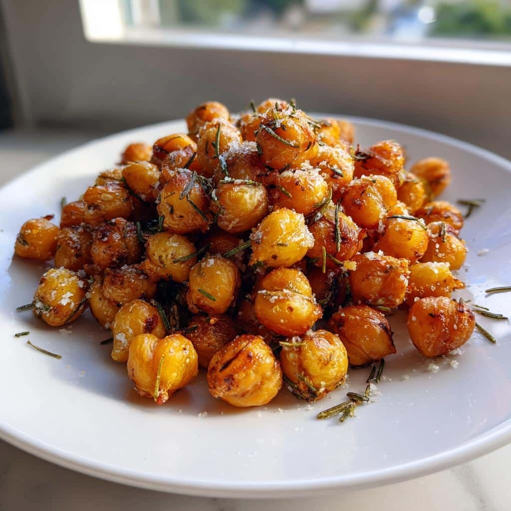 Air Fryer Rosemary Sea Salt Chickpeas - detail 1