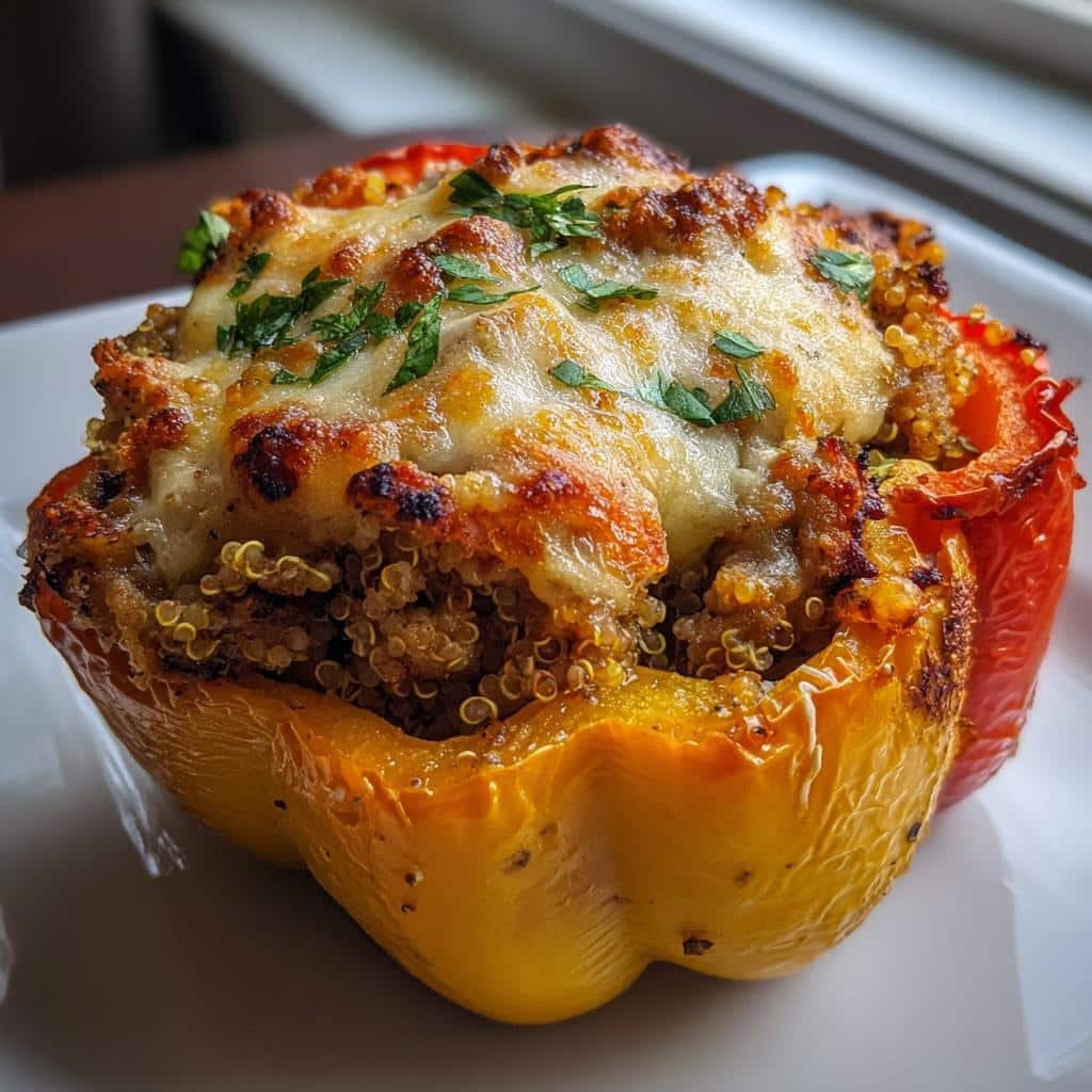 Air Fryer Stuffed Peppers