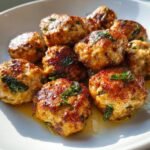 Air Fryer Thai Basil Turkey Meatballs
